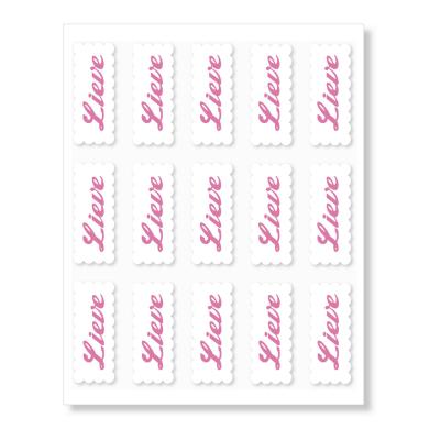 Naamstickers wolk 50x20 mm