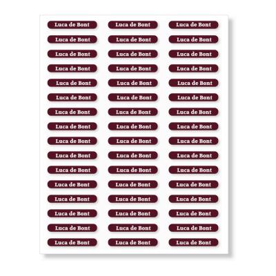 Naamstickers mini’s 38x6 mm